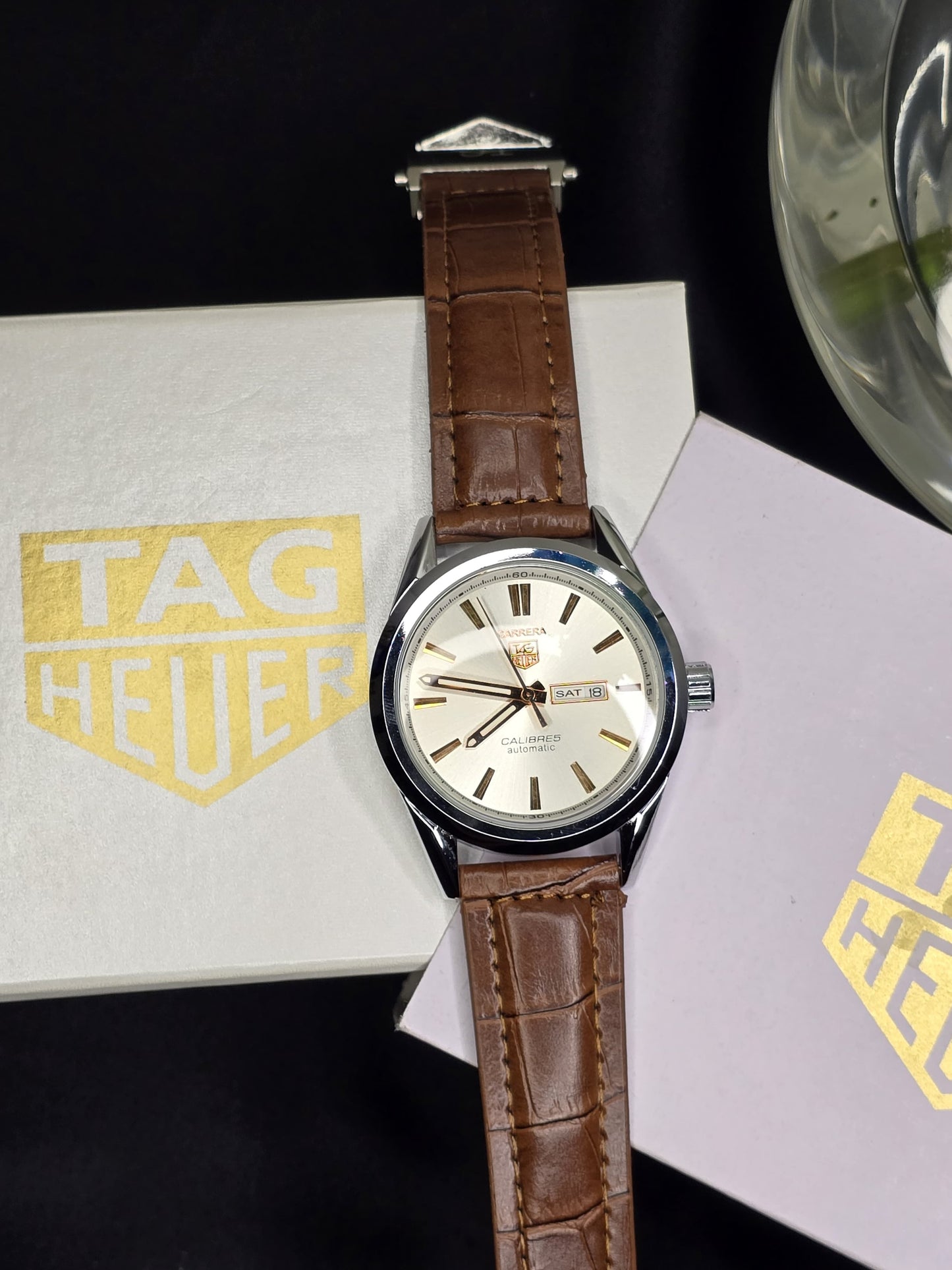 TAG Heuer Carrera Date with Alligator Strap