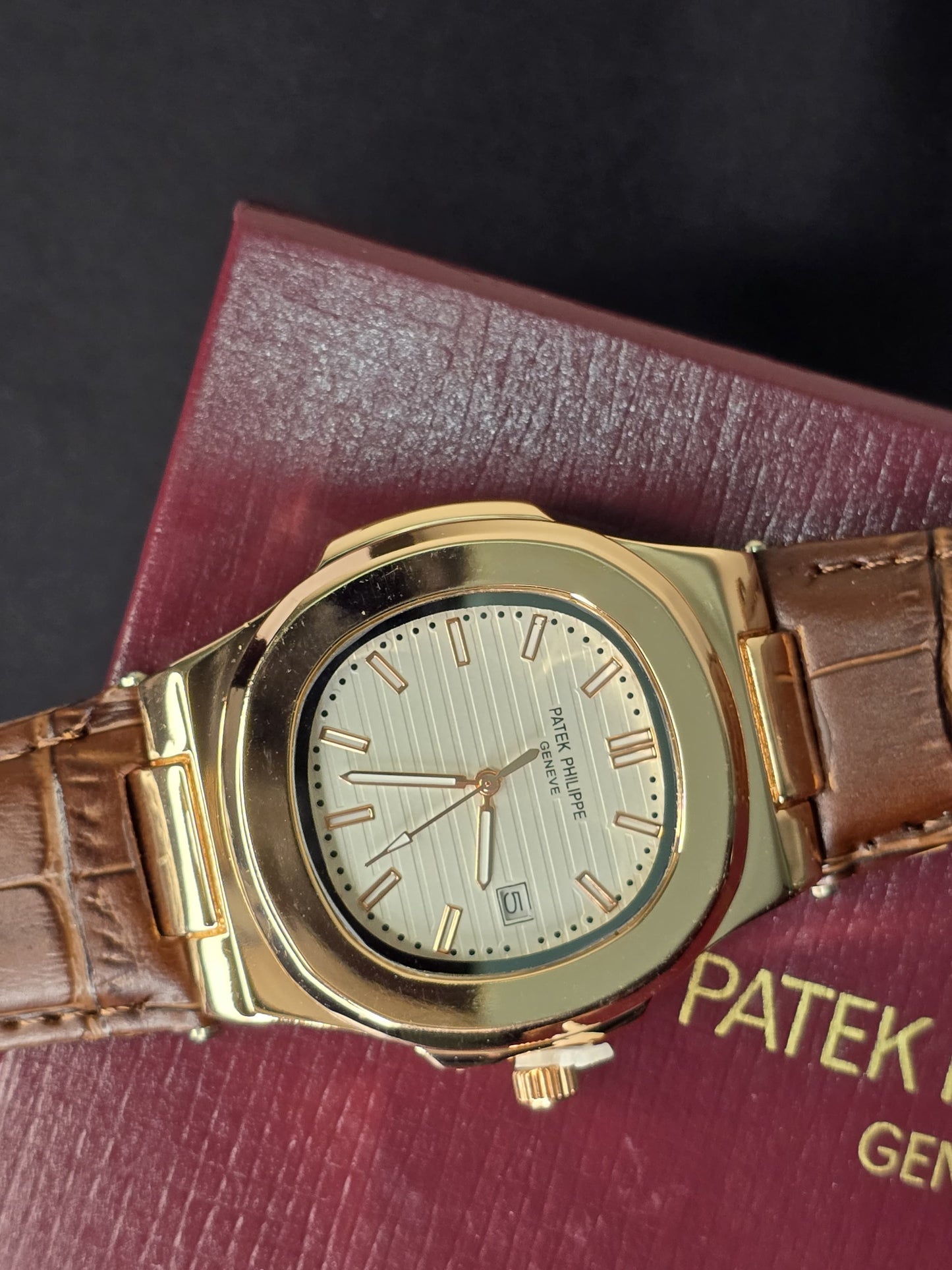 Patek Philippe Geneve Leather Strap